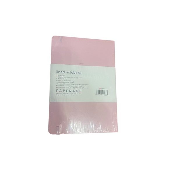 Paperage Lined Journals, Hardcover, 8"x5.6", 100 pages, Various Colors - Picture 3 of 5